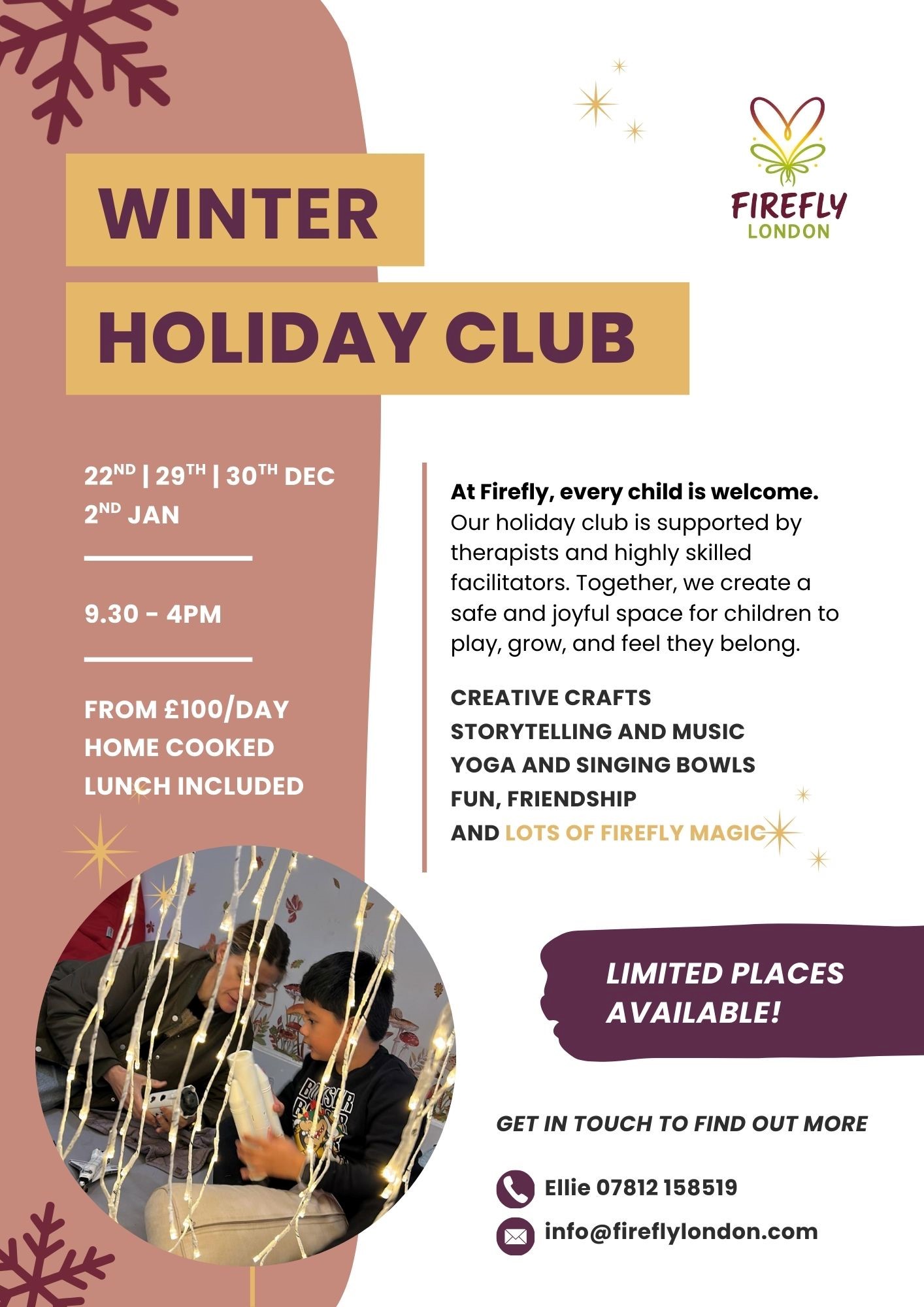 Firefly London - Winter holiday club